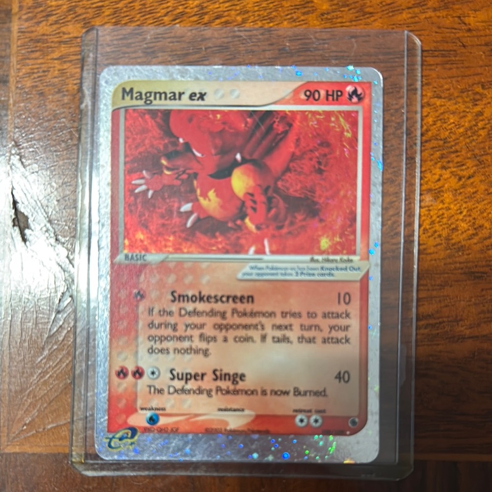 Pokémon Card with Blue Border